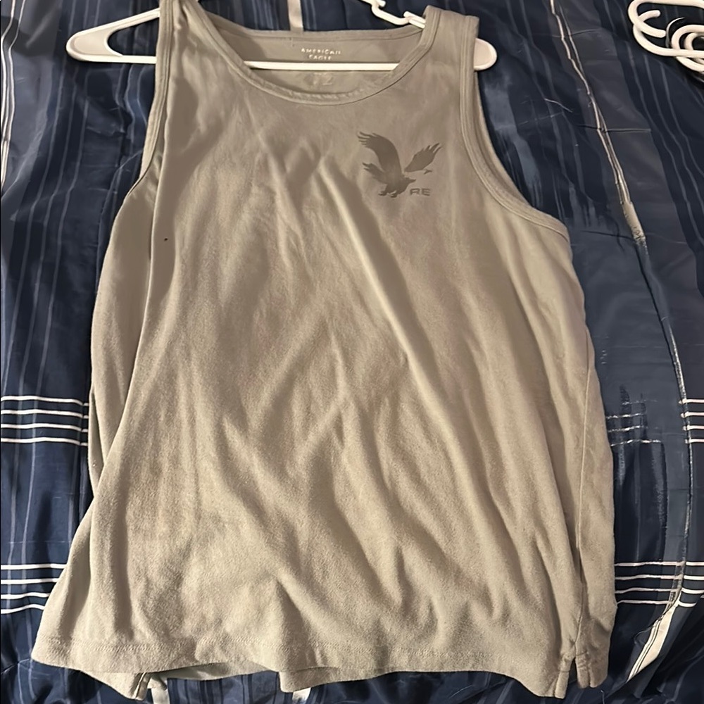 American Eagle Outfitters Gray Tank Top Athletic Style